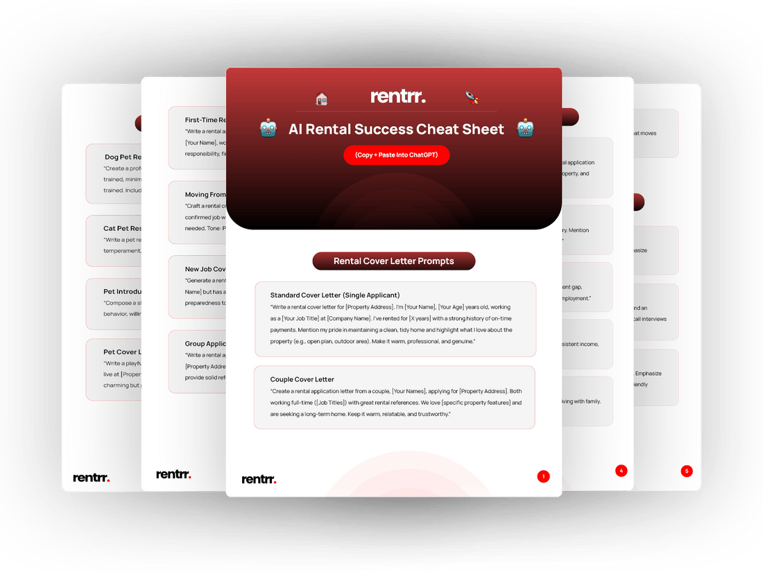AI Prompt Cheat Sheet 🤖 - Rentrr