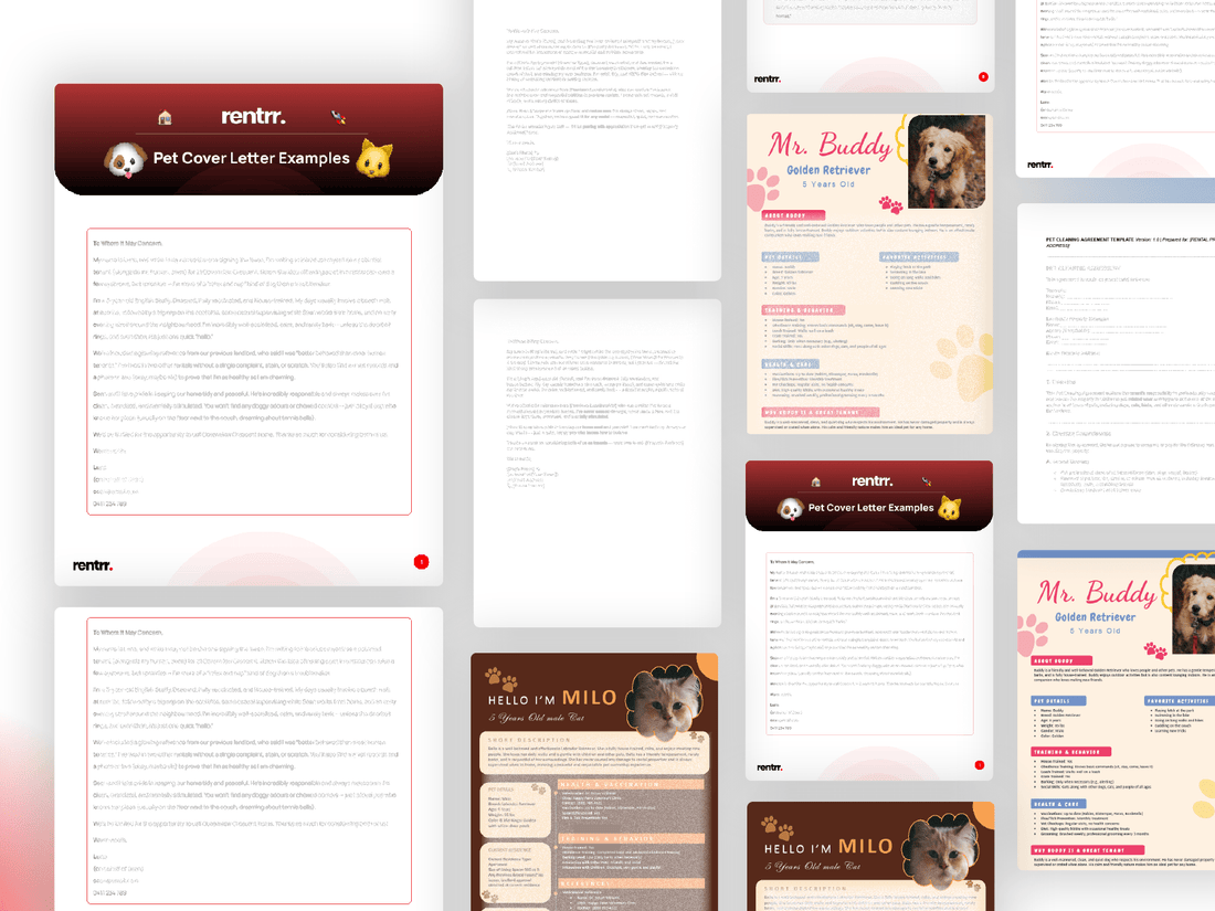 Pet Rental Approval Pack 🐾 - Rentrr
